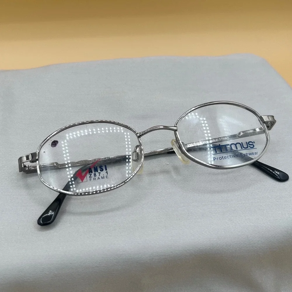 Titmus Safety Glasses T115 51-20 Silver New Industrial Geek Chic